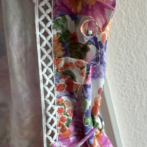 Hello Molly Pink Multi Floral Ruffle Dress - Picture 6 of 12